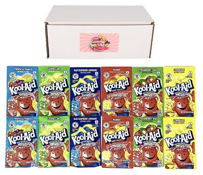 Kool-Aid Drink Mix Packets Variety Pack of 6 Flavors (2 of each flavor, Total...