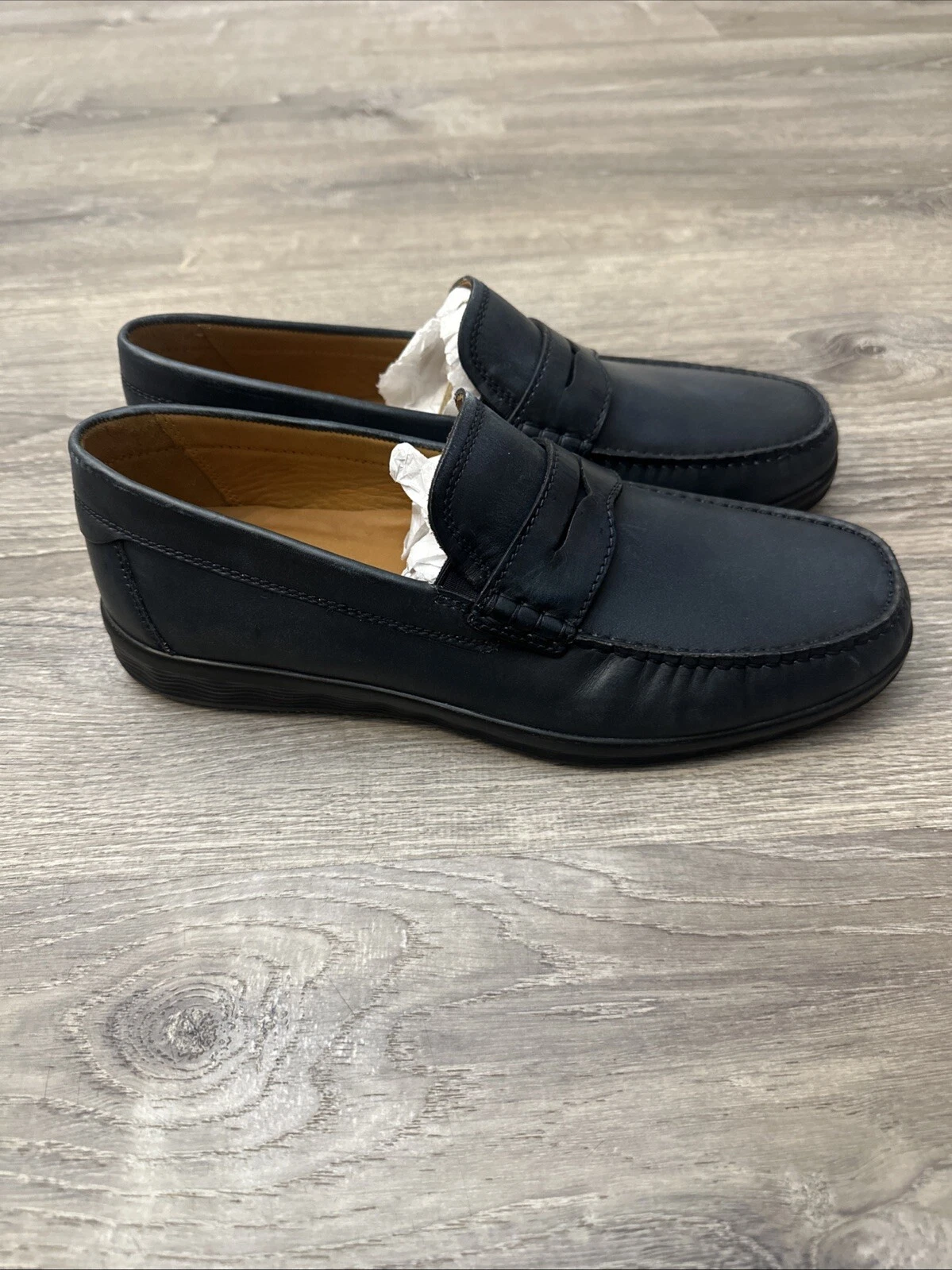 Mocassino ECCO Uomo S Lite Moc Nero Classico Guida Pelle EU 45 Taglia 11 11 5
