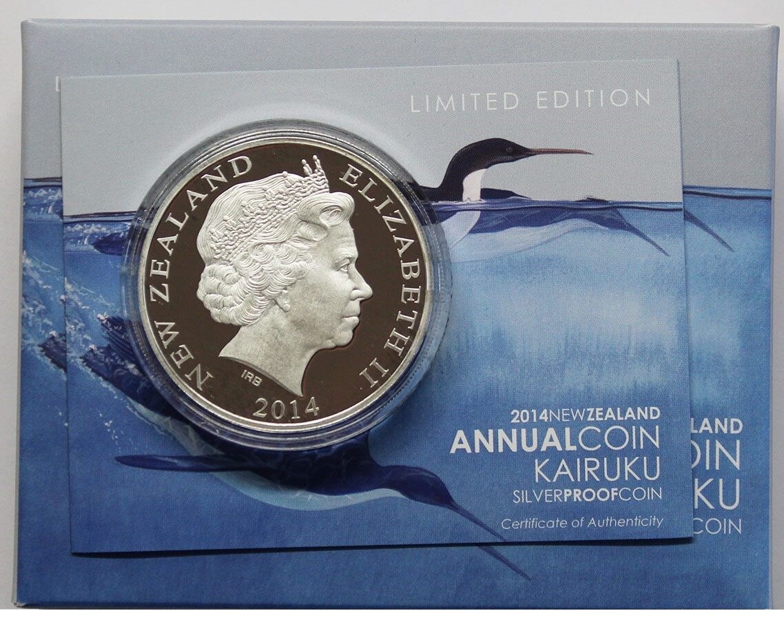 New Zealand - 2014 - 1 OZ Silver Proof Coin- Kairuku Penguin | eBay