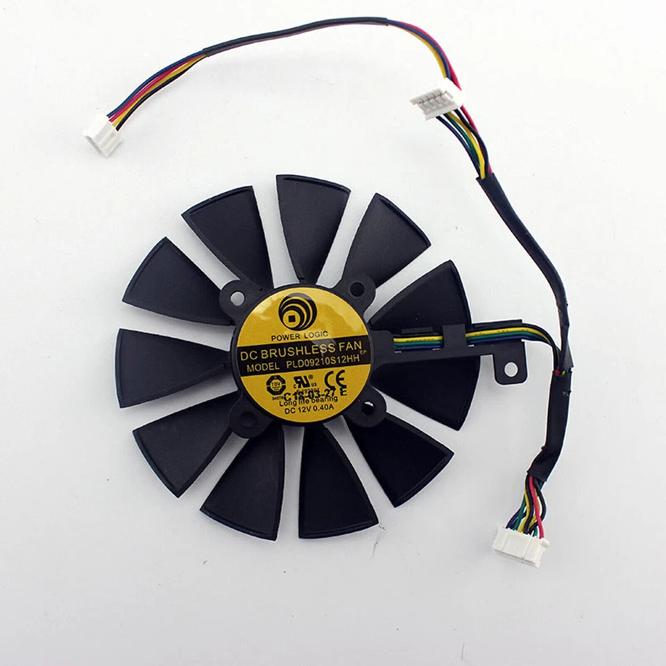 Graphics Cooling Fan For ASUS ROG Strix GTX 1080Ti GTX 1060 1080 1070 RX 480 12V - Image 4 of 4