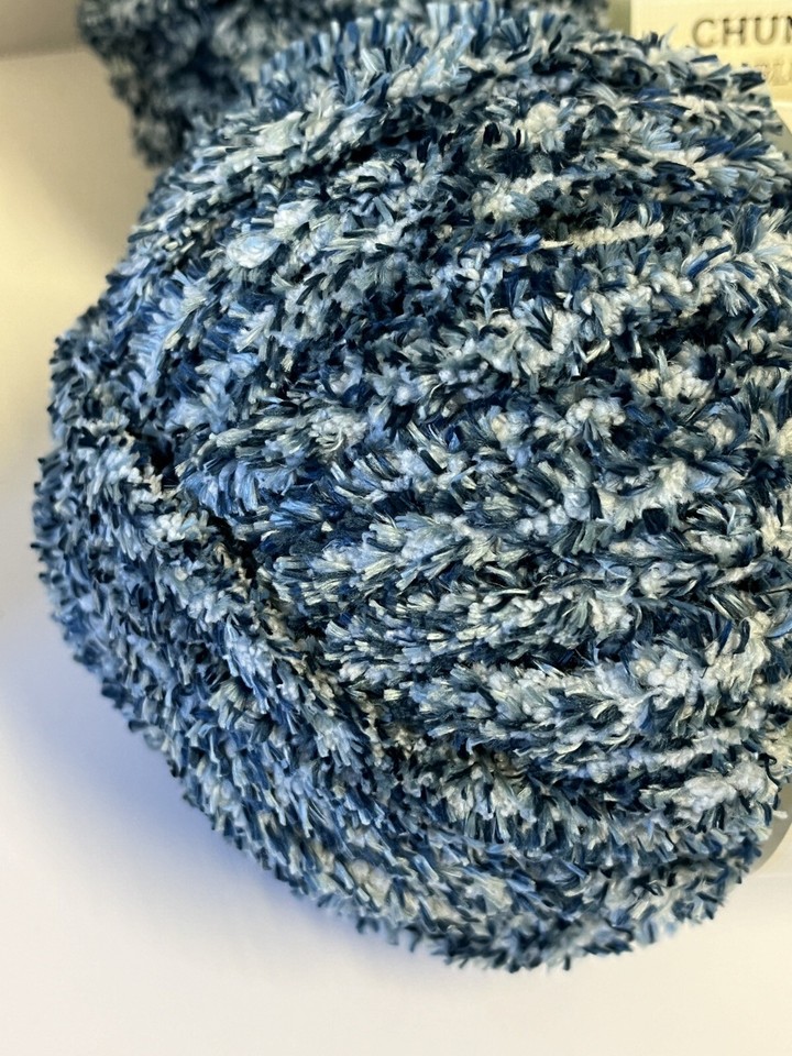 New lot 2 skeins Yarn Bee Chunky + Cozy Blue Stone same dye lot eBay