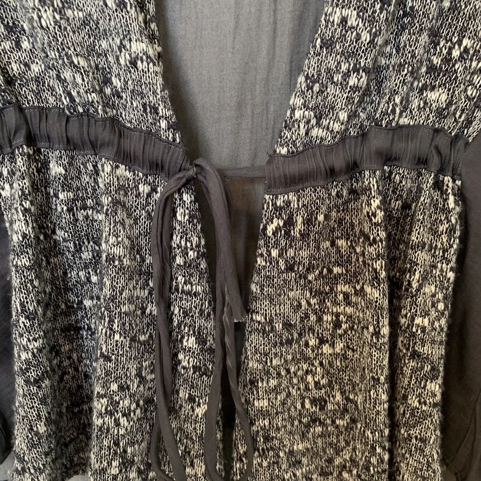 Cárdigan Dolan Left Coast Anorak en contraste para mujer talla XS manga larga antro corbata Foto 3 de 4