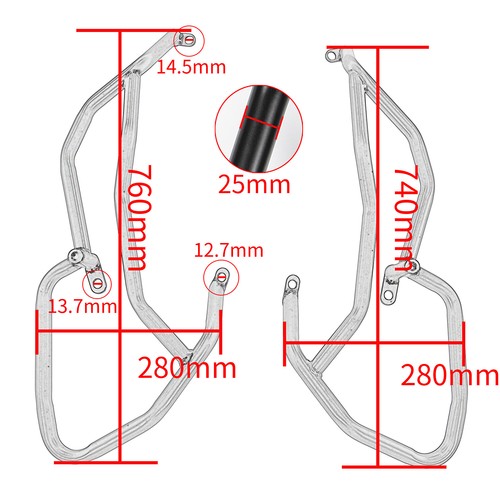Frame Engine Guard Stunt Cage Safety Crash Bar Falling Protector For Tracer 9 GT - Picture 14 of 22