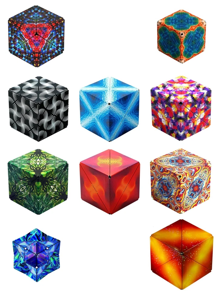 Shashibo Cube, geometrischer Magnet-Würfel, magnetisches 3D-Puzzle