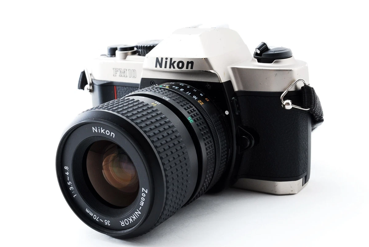Nikon FM10 SLR Film Camera Body & Zoom NIKKOR 35-70mm F3.5-4.8 [very good]  JAPAN