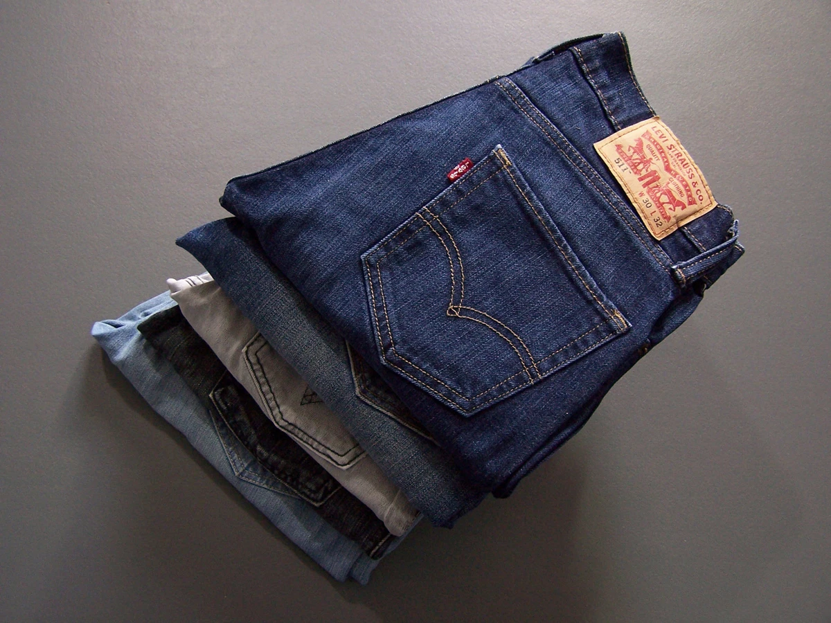 Tryk ned Minde om De er Vintage Levis 511 Stretch Denim Jeans Elastane Slim Straight Leg | eBay