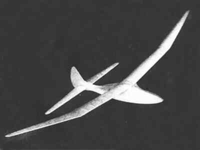 1948 Free Flight Towline Glider 48'' Model Airplane Printed Plans