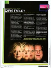 Chris Farley Interviews With Dead Celebrities magazine CLIPPING photo article