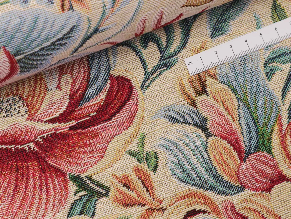 GOBELIN Stoff Dekostoff Taschenstoff Kissen Polster LILIE BLUME EUR 19,98/m - Bild 2 von 2