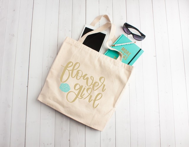 flower girl tote