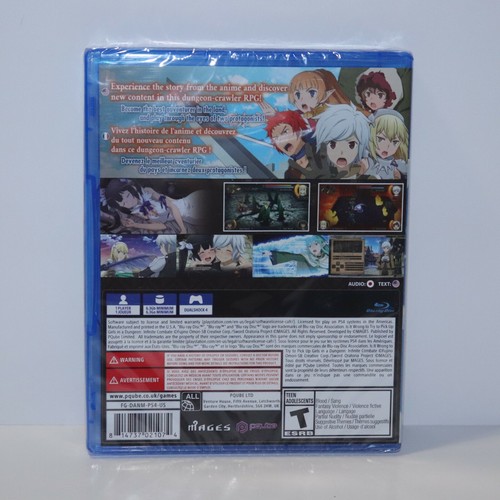 Is It Wrong to Try To Pick Up Girls In A Dungeon: Infinite Combat PS4 New Sealed - Picture 2 of 4