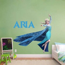 Elsa Frozen Personalized 3D Wall Sticker Decal C179