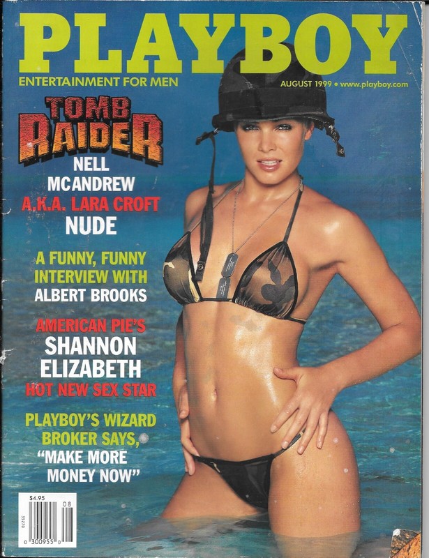Playboy Magazine August 1999 Rebecca Scott Playmate COMPLETE Shannon Elizabeth