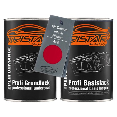Autolack Set Dose für Datsun Infiniti Nissan A20 Scarlet Red Red Alert 2,0L