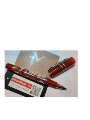 $1275 MSRP Visconti Homo Sapiens Chiantishire Limited Edition Red Rollerball Pen