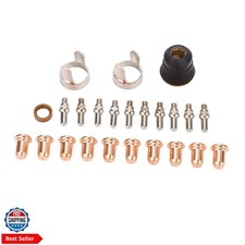 Plasma Cutter Consumables, 24 PCS Tip Electrode Kit Replacement for Cut 55DS ...