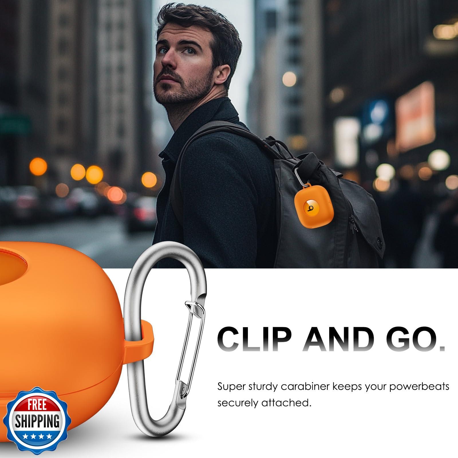 LDSXAY for Beats Powerbeats Pro 2 Case Cover, Shockproof Magnetic Case for Po