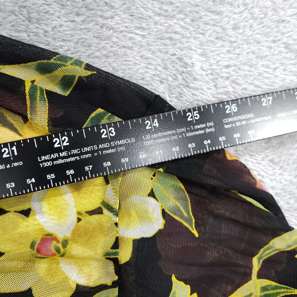 全新 Spiegel Sheer Kimono 明亮花卉掸子 尺寸 L Bloomcore 波西米亚节日 Maxi — 第 4/4 张图片