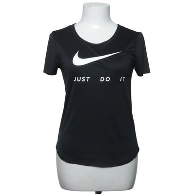 Nike Running, T-shirt, Größe: XS, Schwarz, Polyester, Print, Damen #Frp