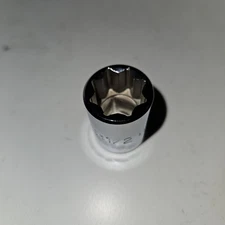 PROTO J5216S Socket, Steel, Chrome, 1/2", 3/8" Drive 8 Point