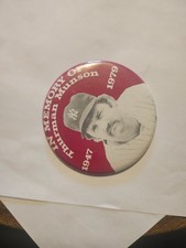 Rare Vintage THURMAN MUNSON- NY Yankees Memorial Pinback Button