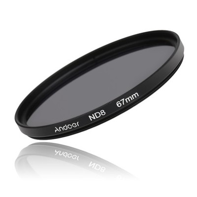 Andoer 67mm Fotofilter-Set UV+CPL++ND(ND2 ND4 ND8) Für DSLR-Kameras 7L9M