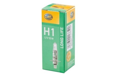 HELLA 8GH 002 089-351 Glühlampe - H1 - Long Life up to 3x longer lifetime - 12V