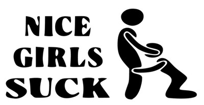 Nice Girls Sucks Aufkleber Auto Fenster Wand Möbel Deko
