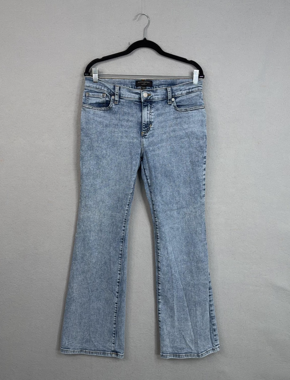 Banana Republic Jeans Womens 30/10 Light Blue Bootcut Denim Stretch Casual