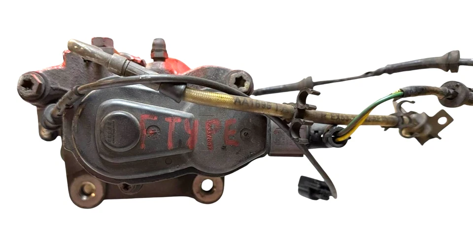 2014-2019 JAGUAR F-TYPE ЗАДНИЙ ПРАВЫЙ ПАССАЖИРСКИЙ БОКОВОЙ ТОРМОЗ СУППОРТ КРАСНЫЙ OEM - Изображение 4 из 4