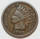 Indian Head Penny Lot of "1" VERY NICE 1897 GOOD OR BETTER°$ FREE SHIPPING $#305
