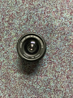 Canon Zoom Lens EF 35-80mm 1:4-5.6 III 52mm Camera Lens Black 0.4m/1.3ft Used