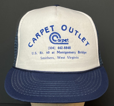 Vintage 1980s SNAPBACK TRUCKER HAT CAP Carpet Outlet  WV Smithers
