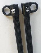 2X40LB(80LBS) UPGRADE POWER RODS FIT IN 10LB HOLE for BOWFLEX ULTIMATE 1 & 2