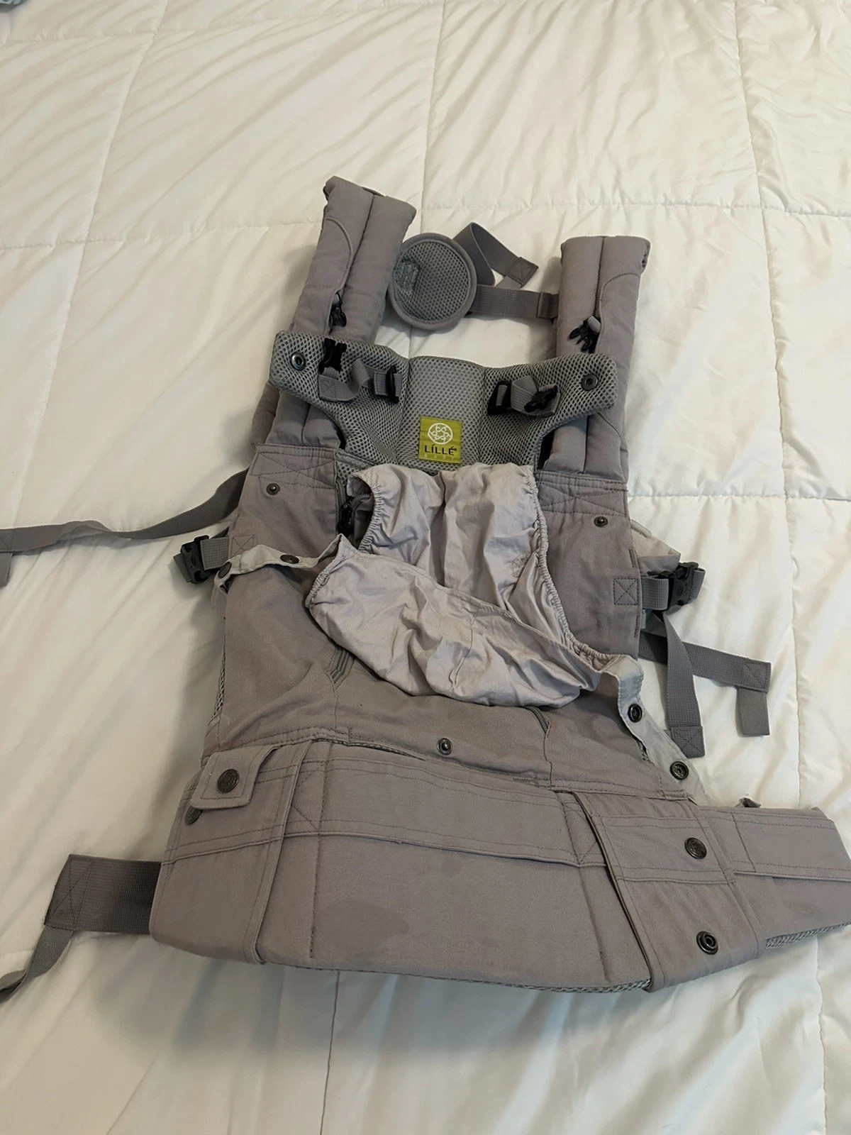 Lille Baby Complete Baby Carrier All Seasons 6 in 1 Stone Gray