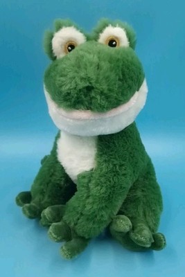 Brauns-Heitmann Frosch Sitzend 22 cm Grün Stofftier Neuwertig