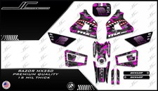 Razor MX350 NEW MODEL graphics kit decals THICK AND HIGH GLOSS