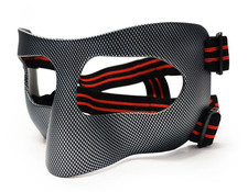 Carbon Fiber Face Mask Nose Guard with Breathable Design for Sports Use