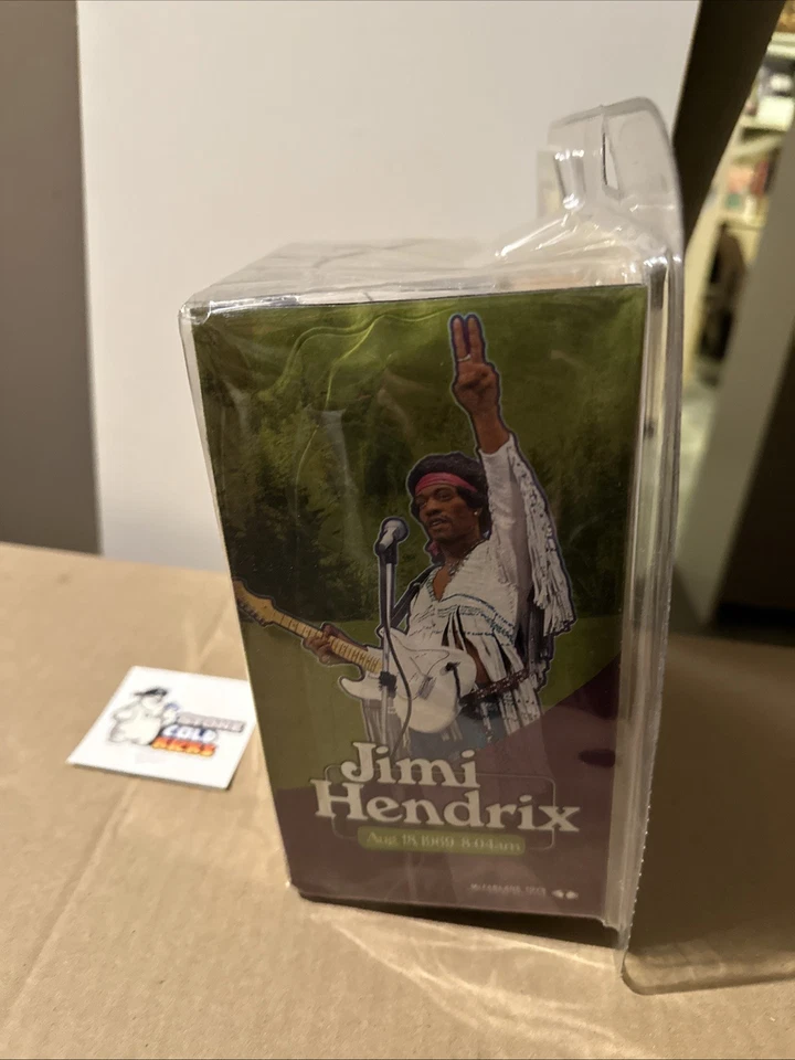 Figura de acción McFarlane Jimi Hendrix 18 de agosto 1969 Woodstock nueva Foto 3 de 4