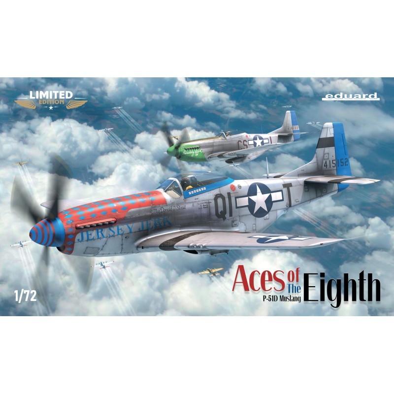 Maquette Eduard 2147 Aces of the Eighth Dual Combo 1/72 d'avions militaires