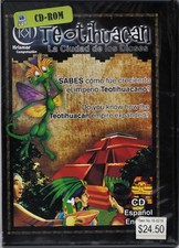 NEW Teotihuacan CD-ROM PC - Spanish English - Children's Educational Bilingual