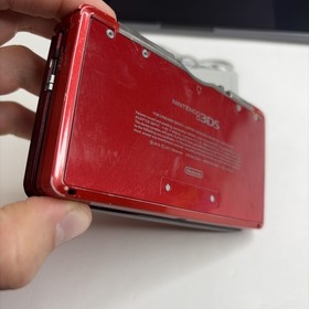 Nintendo 3DS System - Red Region USA, Charger US Model READ!