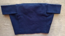 Dainty Hooligan Off Shoulder Cropped Top Size Small Womens Blue Back Zipper