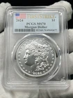 2024-P $1 Morgan Dollar PCGS MS70 First Strike Fine Silver US Coin