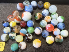 Lot of 40 Mix of Makers Vintage Glass Marbles lot 207 