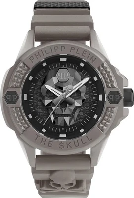 Philipp Plein The Skull Ecoceramic PWUBA0323 Quarzwerk Herren-Armbanduhr - Bild 1 von 4