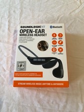 SoundLogic XT Open-Ear Wireless Headset Bluetooth 5.0 - Black