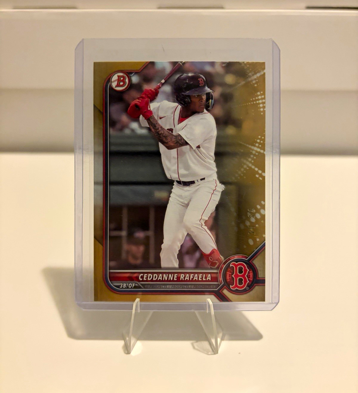 Topps Bowman Draft 2022 Ceddanne Rafaela RC Gold /50 #BD-104 Red Sox