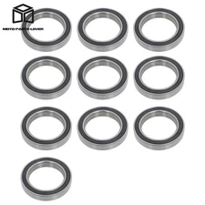 10 Pcs 6910-2RS Sealed Ball Bearings Set 50mm x 72mm x 12mm