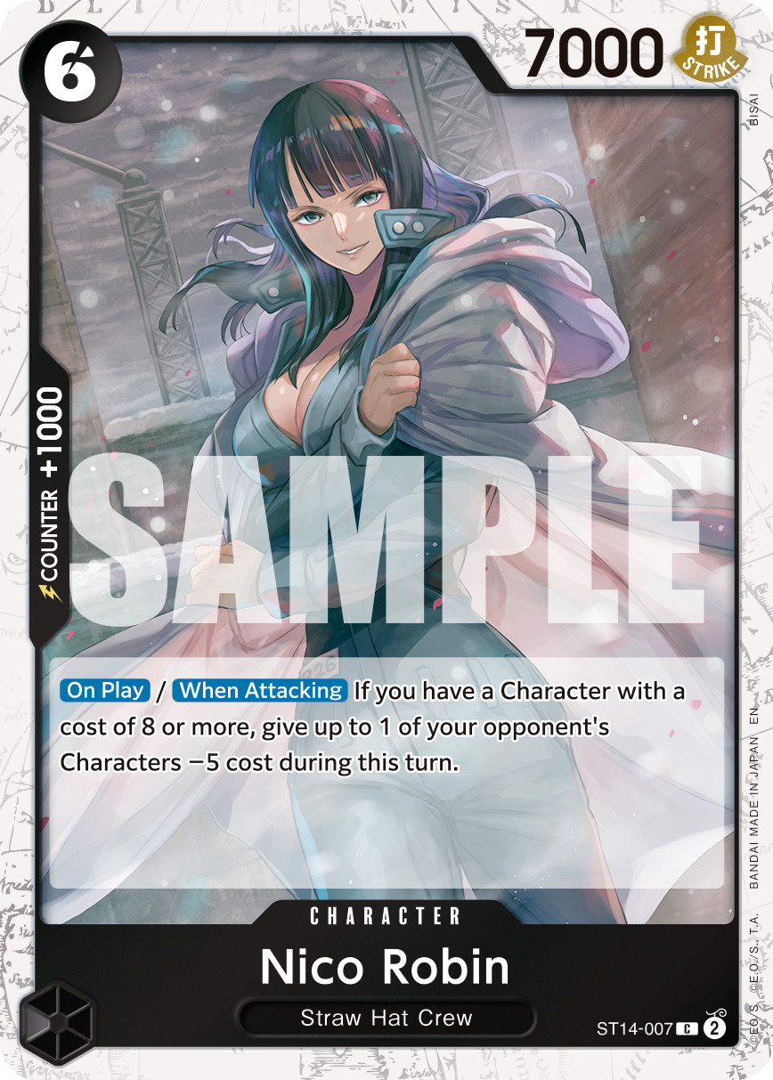 Nico Robin (Pirate Foil) ST14-007 Premium Booster -The Best- Vol 2 Foil (C)